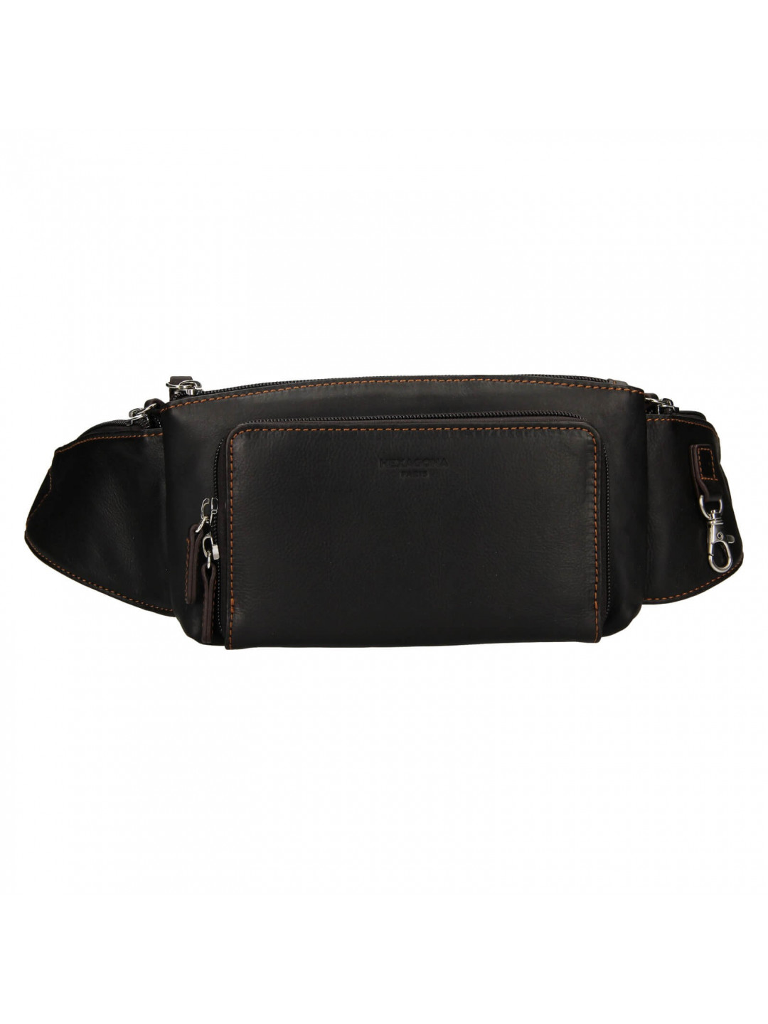 Pánská kožená ledvinka Hexagona Harry – hnědá